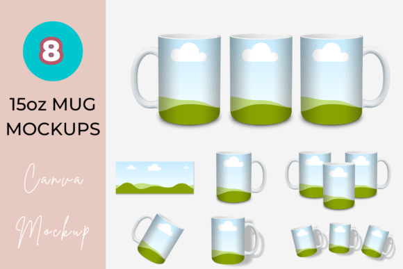 15oz Coffee Mug Mockup: Showcase Your Designs with Canva