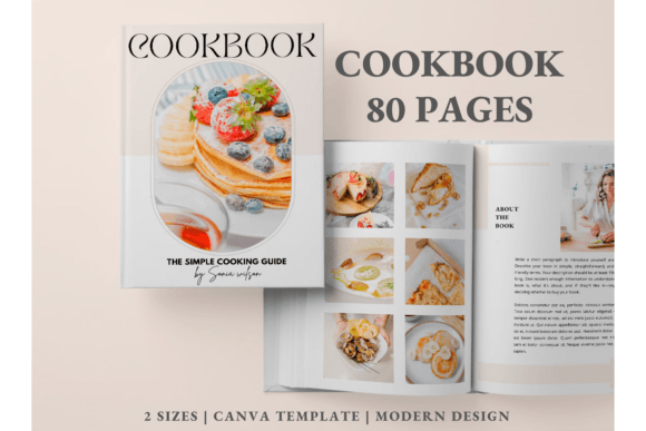 Cookbook Template | Recipe Book Canva: A Complete Design System