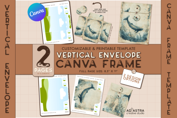 Craft Professional Vertical Envelopes with This Canva Template