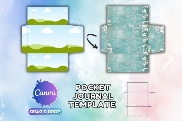 Crafting Charm: The Pocket Template Junk Journal Folio Canva