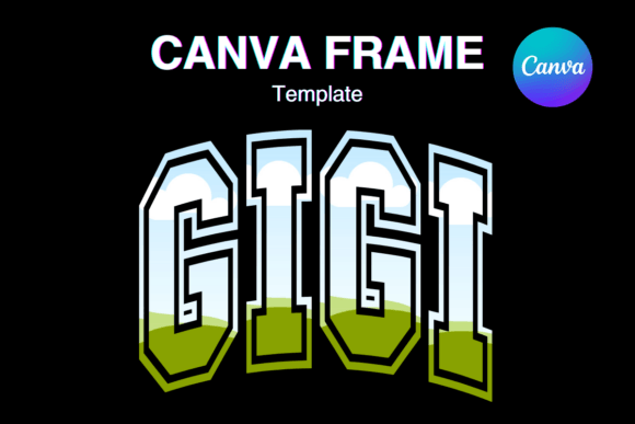 Creating Timeless Tributes with the GIGI Canva Frame Template Grandmother