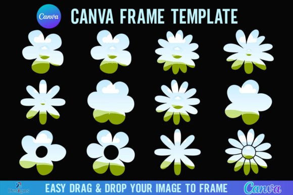 Daisy Flower Canva Frame Template Retro: A Designer's Guide