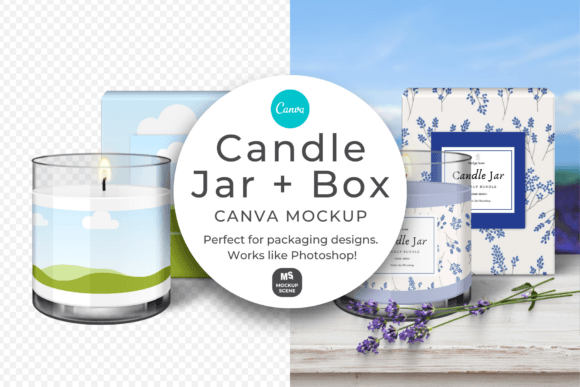Elevate Your Product Shots with a Canva Candle Mockup