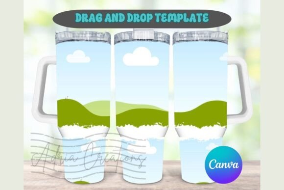 Mastering the Distressed 40 Oz Canva Mockup Template