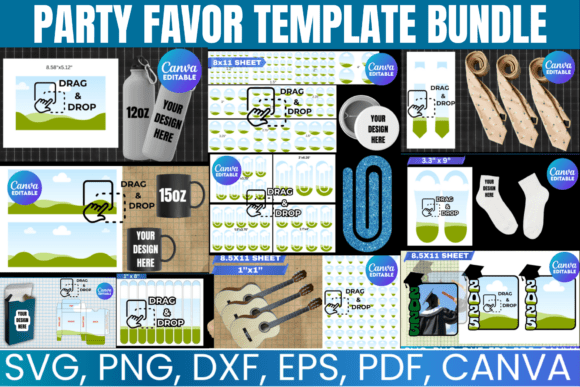 Party Favor Template Bundle: Your All-in-One Celebration Toolkit