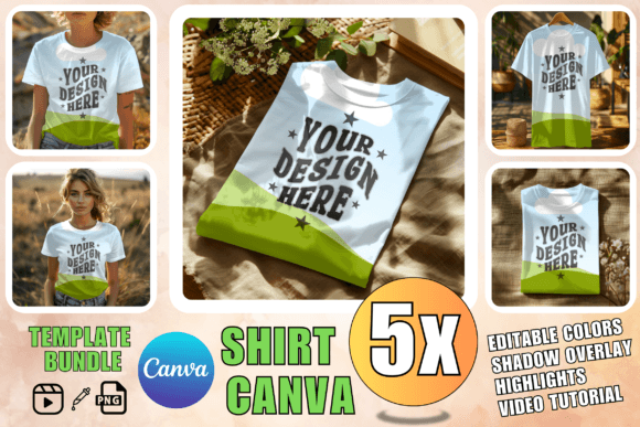 Professional Shirt Mockups for Canva: A Designer's Toolkit