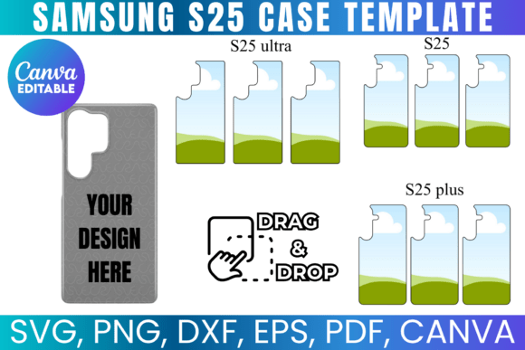 S25 Case Canva Template Bundle: Streamline Your Custom Case Designs