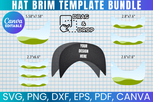 Unlocking Creative Freedom with the Hat Brim Template Bundle