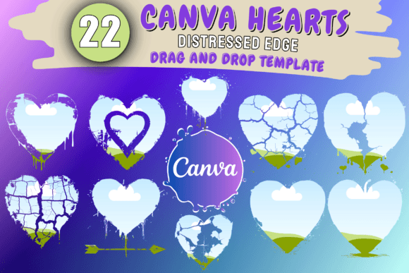 Unlocking Creative Potential with Canva Frames Heart Template