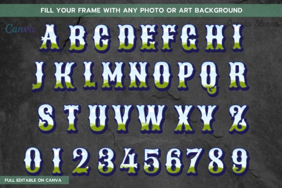 West Carnival Alphabet Canva Frame: Your Key to Vibrant, Festive Design